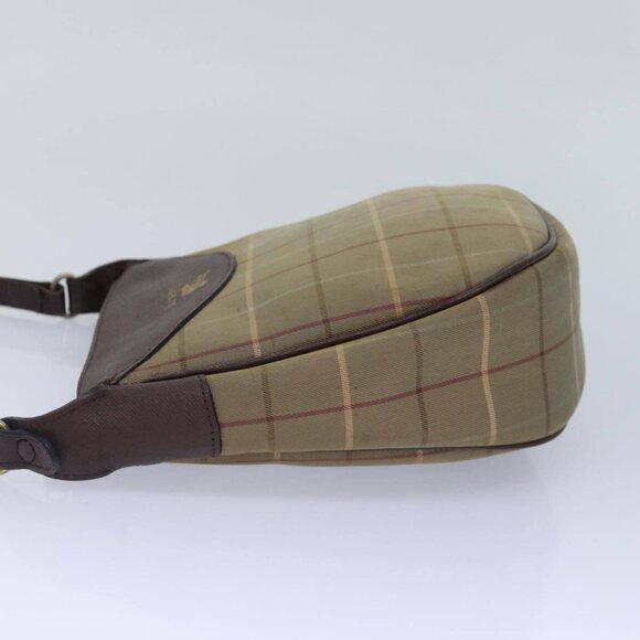 Burberrys Nova Check Shoulder Bag Canvas Beige Auth - Picture 4 of 16